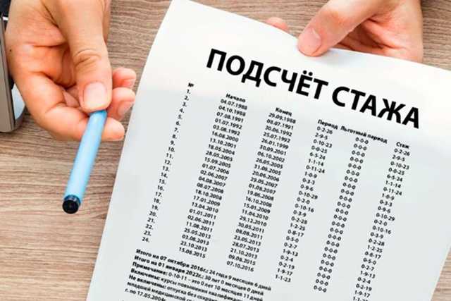 Рабочий стаж для получения пенсии в россии: варианты выхода на заслуженный отдых
